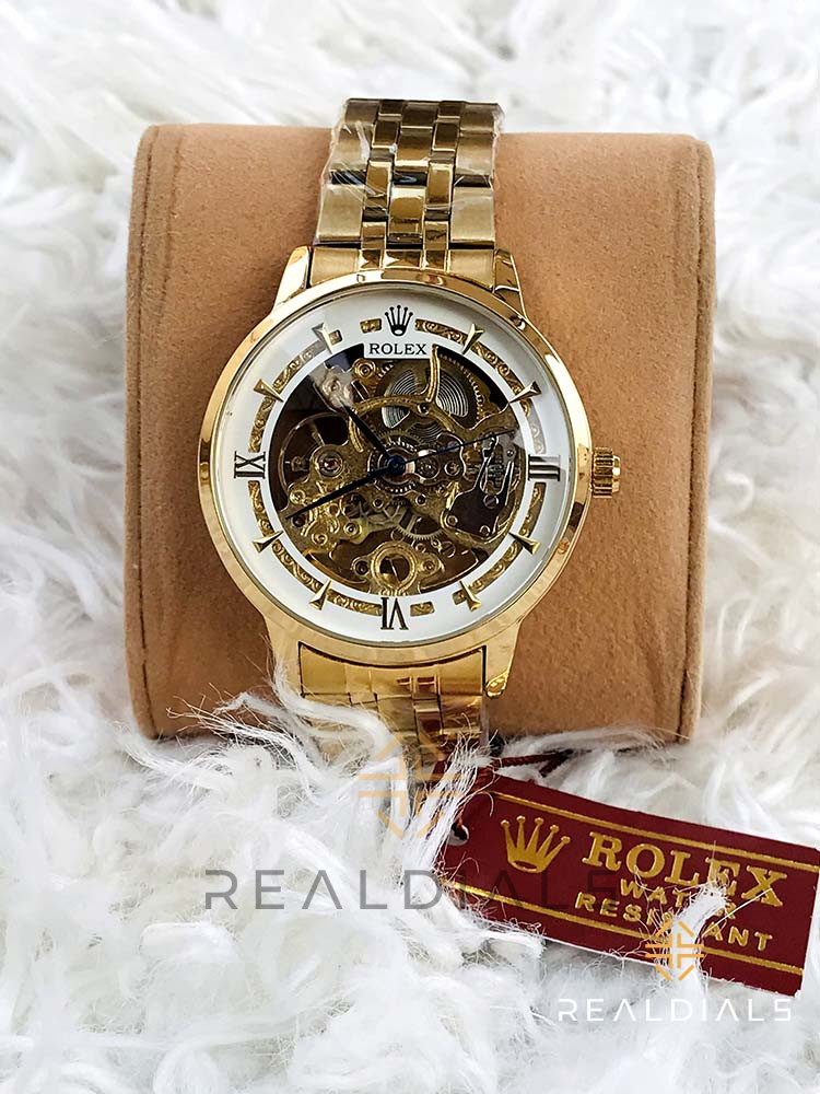 Rolex skeleton automatic watch cheap price