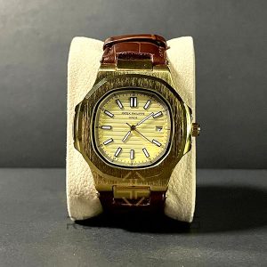 PP Brown Leather Gold-RD-1331